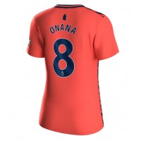 Everton Amadou Onana #8 Bortedrakt Dame 2023-24 Kortermet